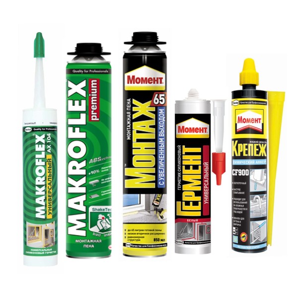 Пена, герметики