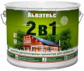 Пропитка для древесины Акватекс белый 9л