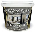 Краска интерьерная Kraskovar ECO RESIST влагостойкая, моющаяся белая 2л