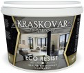 Краска интерьерная Kraskovar ECO RESIST влагостойкая, моющаяся белая 9л