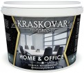 Краска интерьерная Kraskovar HOME &amp; OFFICE износостойкая белая 9л