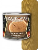 Масло для защиты торцов Kraskovar Slice Protect дуб 2,2л