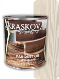 Масло для пола и паркета быстросохнущее Kraskovar Parquet oil белоснежный 0,75л