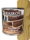 Масло для пола и паркета быстросохнущее Kraskovar Parquet oil бесцветный 0,75л