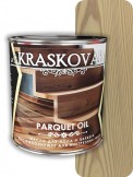 Масло для пола и паркета быстросохнущее Kraskovar Parquet oil ваниль 0,75л