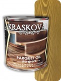 Масло для пола и паркета быстросохнущее Kraskovar Parquet oil дуб 0,75л