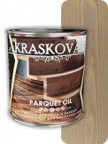 Масло для пола и паркета быстросохнущее Kraskovar Parquet oil крем брюле 0,75л