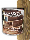 Масло для пола и паркета быстросохнущее Kraskovar Parquet oil орех 0,75л