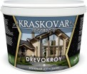 Антисептик кроющий Kraskovar Drevokroy база А белый 9л