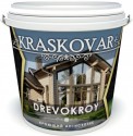 Антисептик кроющий Kraskovar Drevokroy база С бесцветный 0,9л