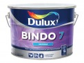 Краска DULUX BINDO 7 для стен и потолков износостойкая матовая белая база А 9л