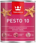 Эмаль TIKKURILA ПЕСТО 10 алкидная матовая 2,7л