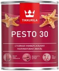 Эмаль TIKKURILA ПЕСТО 30 алкидная полуматовая 0,9л