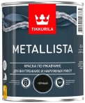 Краска TIKKURILA METALLISTA по ржавчине 3 в 1 черная 0,9л