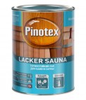 Лак Pinotex Lacker Sauna 20 на водной основе термостойкий полуматовый 2,7л