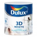 Краска DULUX 3D WHITE для потолка и стен ослепительно белая матовая база BW 2,5л